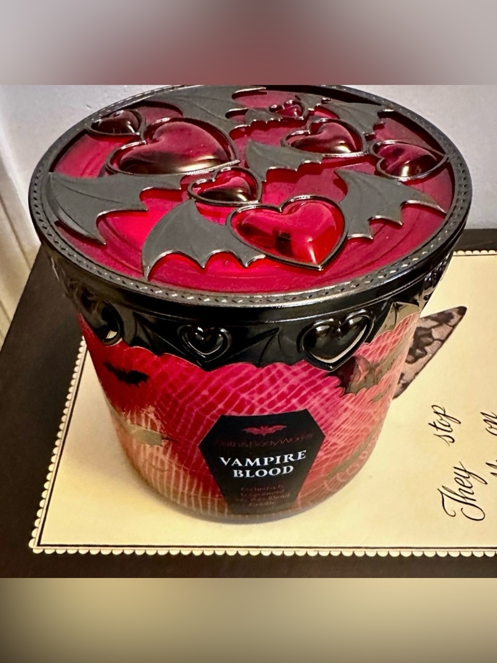 Bath & Body Works Vampire Blood 3-Wick Scented Candle